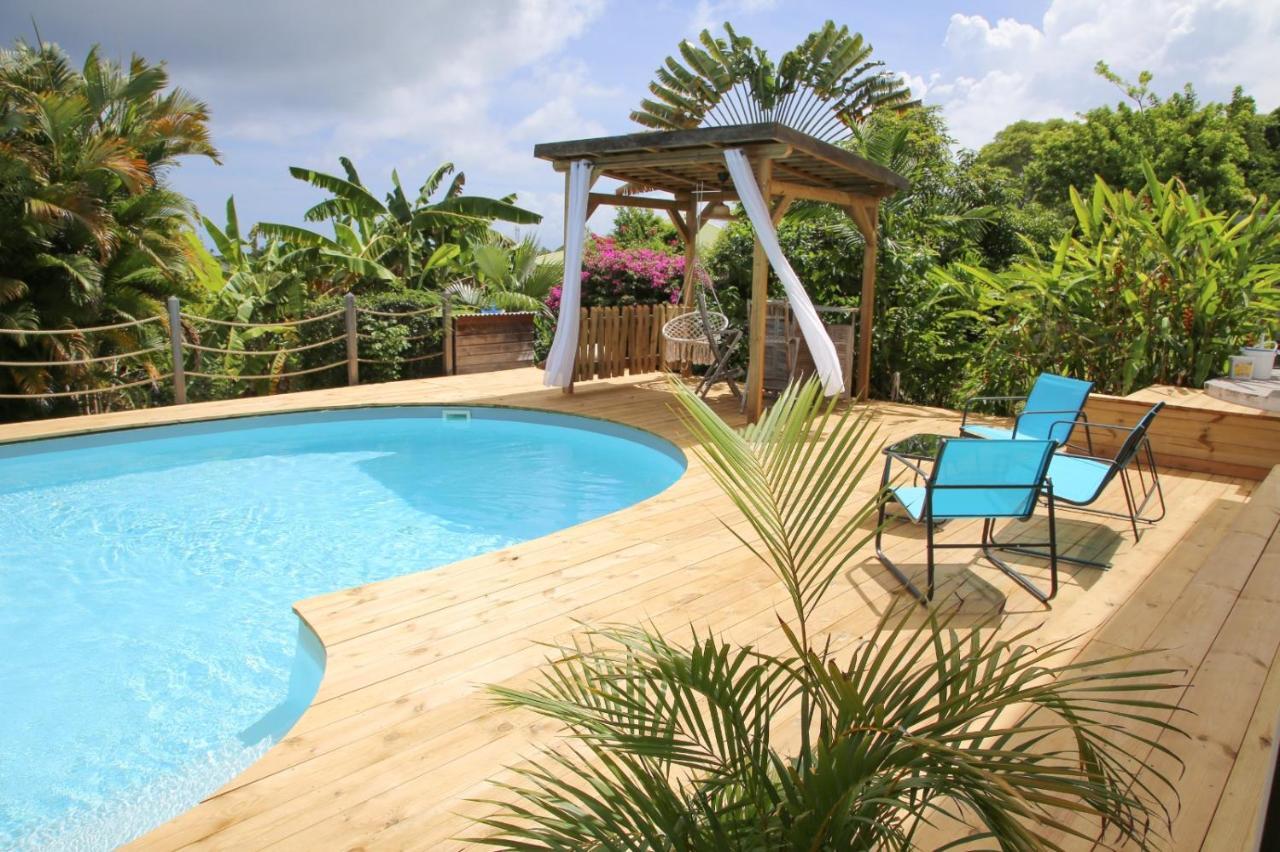 L Orchidee Bleue, Bas De Villa, Vue Mer, Piscine Privee Sainte-Anne  Exteriér fotografie